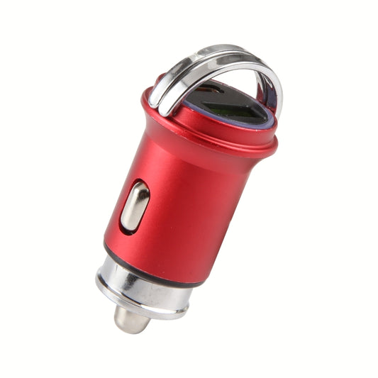 AR-CA08 12W 2A USB-C / Type-C + USB Ports Car Charger (Red) by buy2fix
