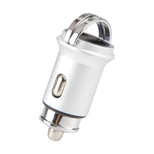 AR-CA08 12W 2A USB-C / Type-C + USB Ports Car Charger (Silver) by buy2fix