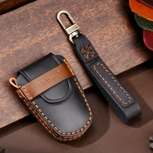 For Cadillac / CT5 / CT6 / XT6 4-button C086 Car Key Leather Protective Case (Black) by buy2fix