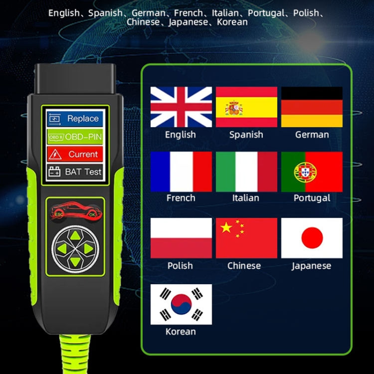 TopDiag BT400 4 in 1 Car Battery Intelligent Analyzer Diagnostic Instrument by buy2fix