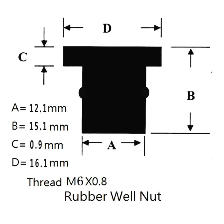 20 in 1 M6 Universal Motorcycle Windshield Brass Nuts by buy2fix