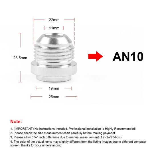 AN10 Car Oil Pipe Joint Breathable Pot Connector by buy2fix
