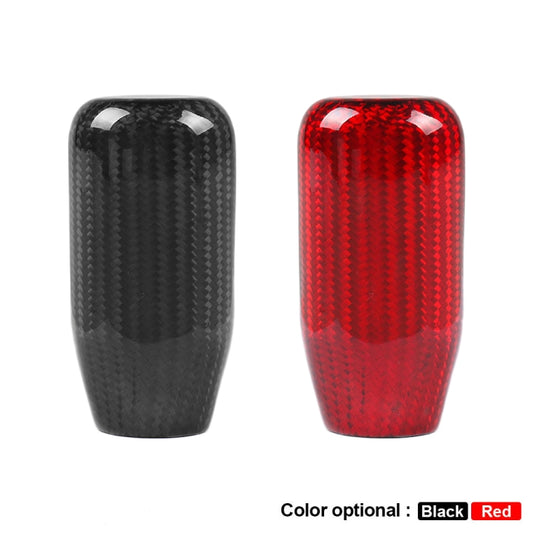 Universal Car Real Carbon Fiber Gear Head (Red) by buy2fix