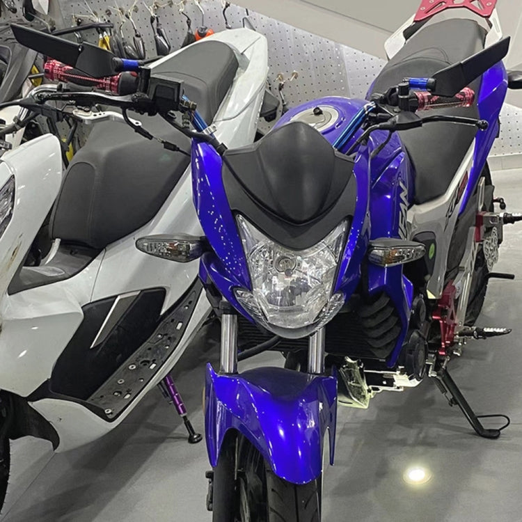 Motorcycle Modification Fixed Wind Wing Rearview Mirror (Black) by buy2fix