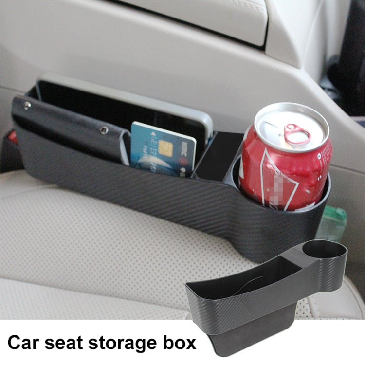 CARFU AC-2294 Car Seat Gap Multi-function Storage Box(White) by CARFU