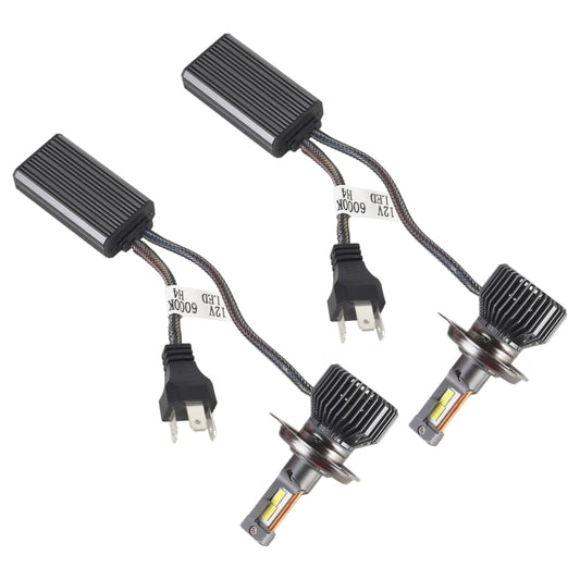 K11 1 Pair H4 12V / 75W / 6000K / 9000LM Car LED Headlight (White Light) by buy2fix