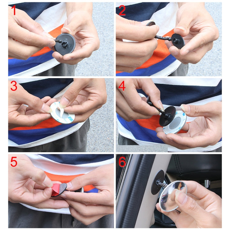 DM-075 Car Borderless Reversing Auxiliary Blind Spot Mirror by buy2fix