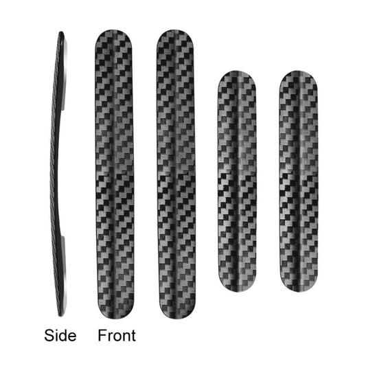 4 in 1 Car Door Anti-Static PC Carbon Fiber Anti-Collision Strip by buy2fix