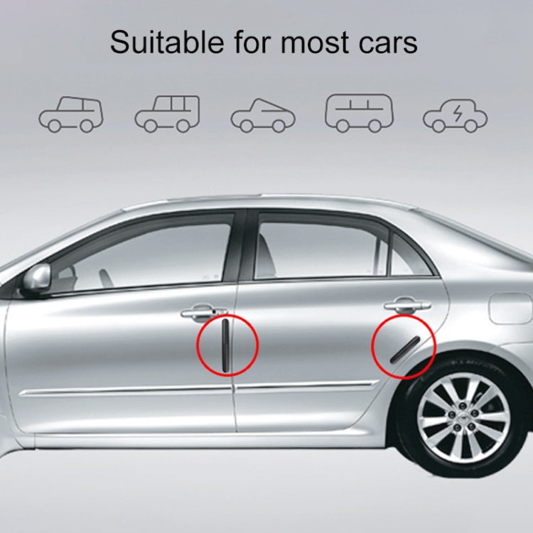 4 in 1 Car Door Anti-Static PC Carbon Fiber Anti-Collision Strip by buy2fix