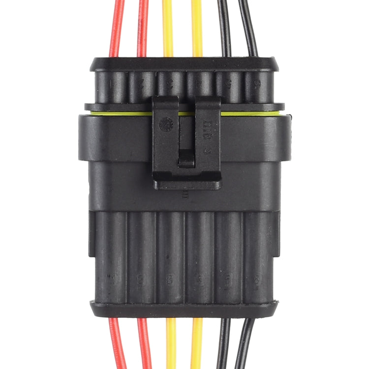 10pcs 6P Car Waterproof Plug Car Connector Plug-In, Length:10cm by buy2fix