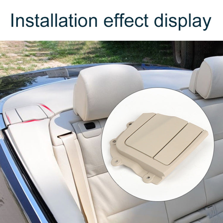 For BMW 3 Series E93 Left Driving Car Convertible Rear Platform Right Hinge Cover Folding Cover 5437 7175 484(Beige) by buy2fix