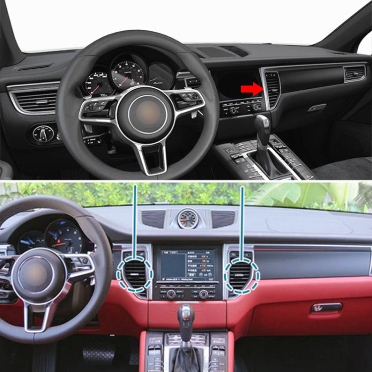 For Porsche Macan Left Driving Car Middle Air Conditioning Air Outlet Paddle 95B819201B-1 by buy2fix