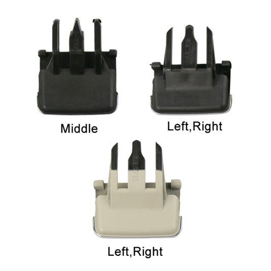 For Toyota Corolla Left-hand Drive Car Left and Right Air Conditioning Air Outlet Paddle (Beige) by buy2fix
