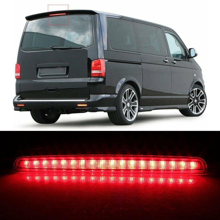 For Volkswagen Multivan Caravelle T5 T6 2003-2010 Car High Position Brake Light 7E0945097A (Red) by buy2fix