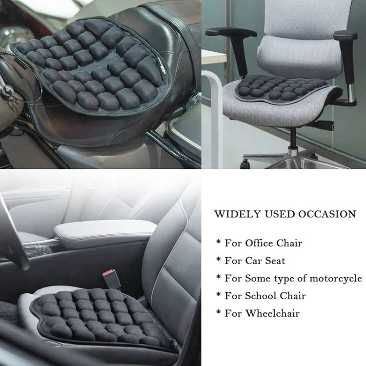 IN-SC003 Car Office Inflatable Airbag Seat Cushion, Style: Manual Inflation (Black) by buy2fix