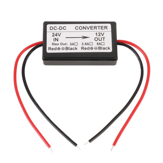DC24V-12V 3.5A Car Power Step-down Transformer by buy2fix