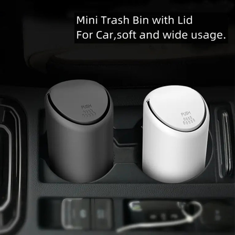 3R-2114 Car Multifunctional Mini Trash Can (Black) by buy2fix