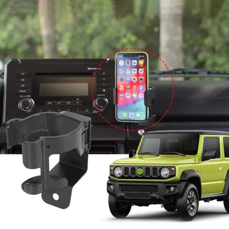 For Suzuki Jimny 2019-2020 Car Magnetic Phone Holder Multifunctional Water Cup Holder by buy2fix