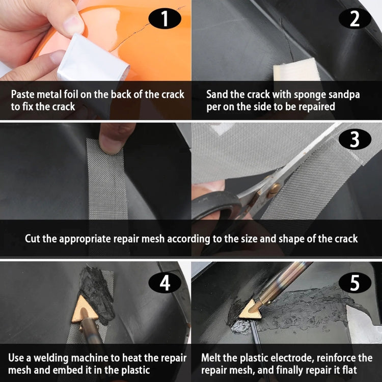 100W Electric Soldering Iron Plastic Welding Machine Car Bumper Repair Plier, EU Plug (White) by buy2fix