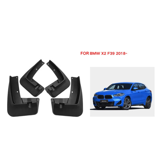 For BMW X2 F39 2018-2023 4pcs/Set Car Auto Soft Plastic Splash Flaps Fender Guard by buy2fix
