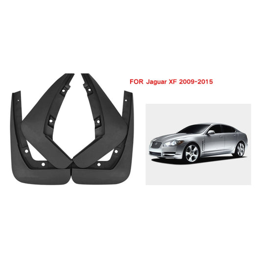 For Jaguar XF 2009-2015 4pcs/Set Car Auto Soft Plastic Splash Flaps Fender Guard by buy2fix
