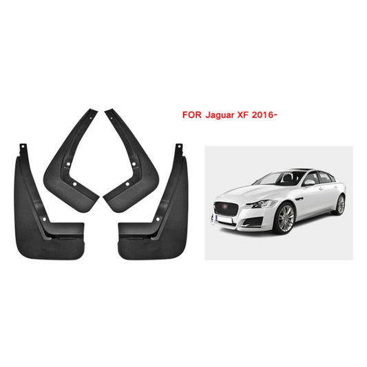 For Jaguar XF 2016 4pcs/Set Car Auto Soft Plastic Splash Flaps Fender Guard by buy2fix