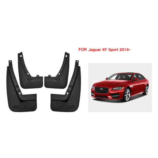 For Jaguar XF Sport 2016 4pcs/Set Car Auto Soft Plastic Splash Flaps Fender Guard by buy2fix