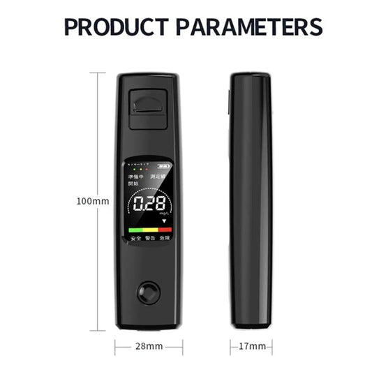CSY-100 Portable Air Blowing High Precision Digital Alcohol Tester, English Version (White) by buy2fix