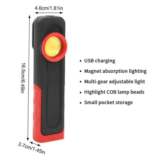 Car Portable USB Chargeable LED Work Inspection Light by buy2fix