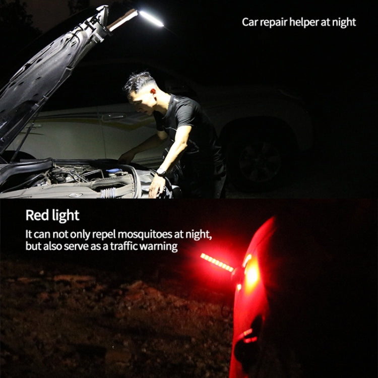 FT20 Folding Magnet Car Inspection Light Work Maintenance Lamp Strong Emergency COB LED Lamp (Khaki) by buy2fix