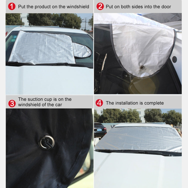 BY-689 Car Sunshine Frost Snow Protect Front Windshield Cover, Size: 200x70cm by buy2fix