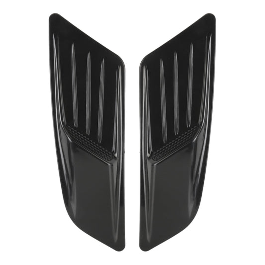 HD-713 1 Pair Car Hood Decorative Stickers Fender Air Vents Sticker(Black) by buy2fix