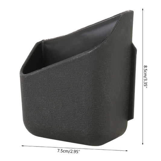 KMS-933 1 Pair Car Multifunctional Adhesive Storage Box Glasses Cellphone Storage Box (Black) by buy2fix