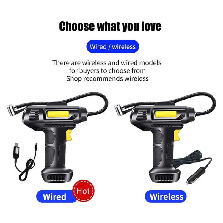 Car Portable Mini Wired Pointer Tire Inflator Pump by buy2fix