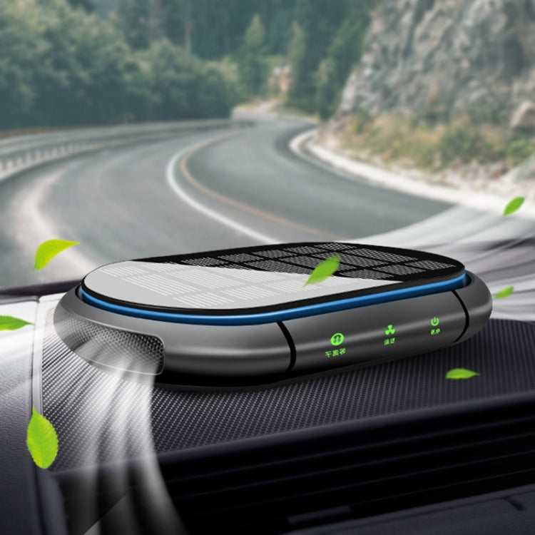 Car Negative Ion Air Purifier with 2 Solid Aromatherapy Sticks (Black) by buy2fix