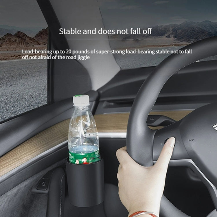 For Tesla Model Y / 3 4pcs / Set Car Door Water Cup Storage Holder by buy2fix