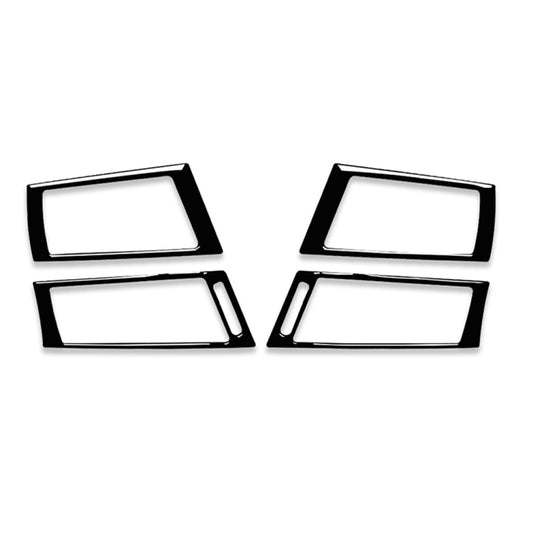For BMW X5 E70 / X6 E71 2008-2013 Car Side Air Outlet Decorative Sticker, Left and Right Drive Universal(Black) by buy2fix