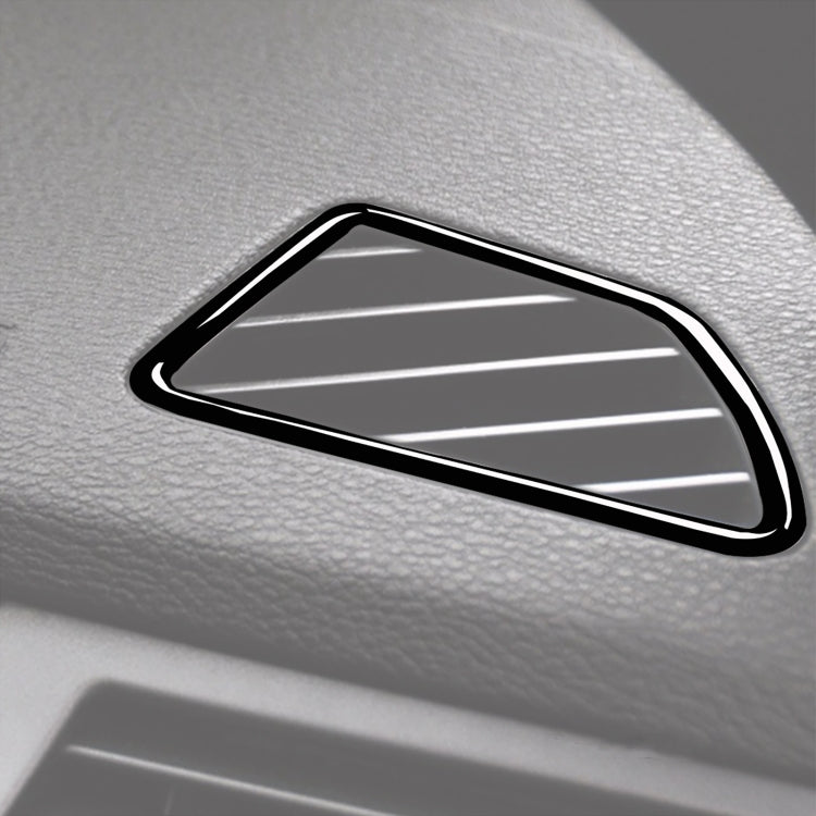 2pcs / Set Car Left Drive Dashboard Air Outlet Frame Decorative Sticker for BMW X5 E70 / X6 E71 2008-2013, Left and Right Drive Universal(Black) by buy2fix