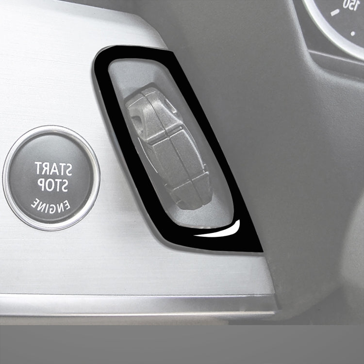 Car Right Drive Key Hole Decorative Sticker for BMW E70 X5 / E71 X6 2009-2013(Black) by buy2fix