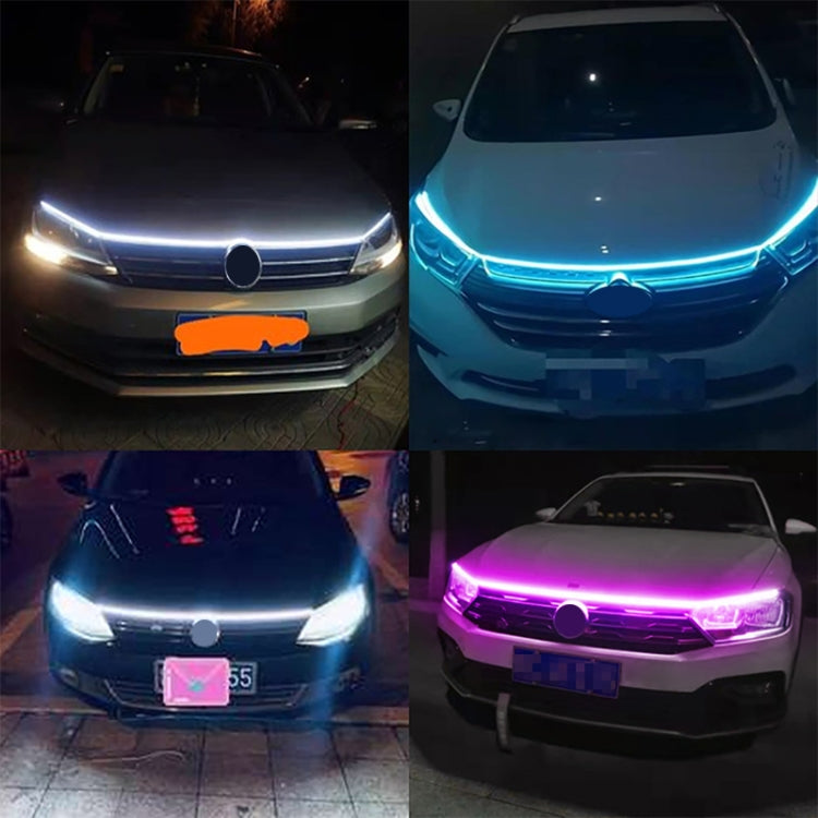 1.5m Car Daytime Running Super Bright Decorative LED Atmosphere Light (White Light) by buy2fix