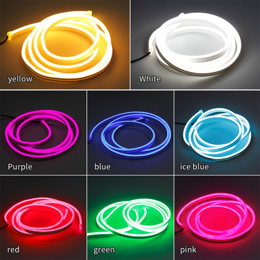 2m Car Daytime Running Super Bright Decorative LED Atmosphere Light (Red Light) by buy2fix