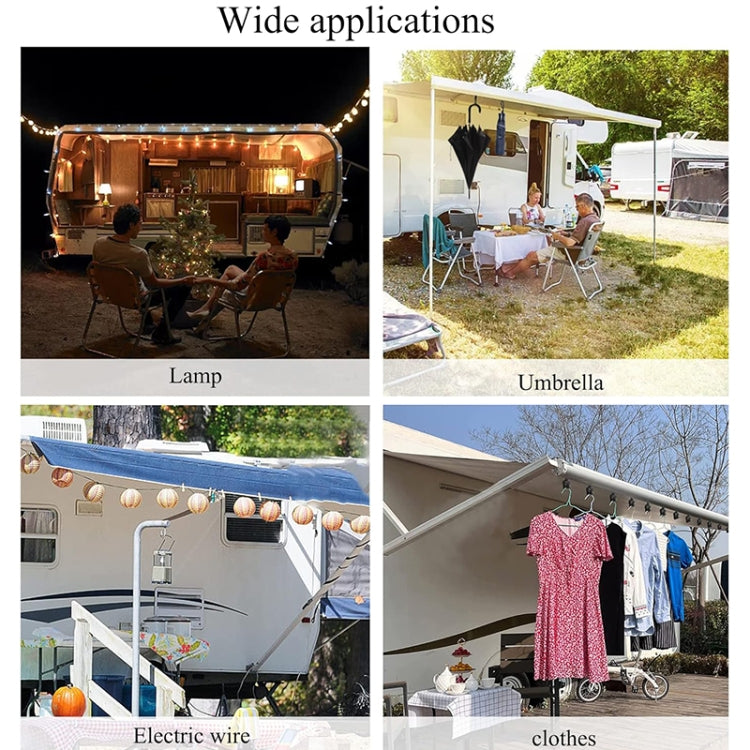 RV Side-mounted Awning Hook Car Canopy Rod Hook by buy2fix