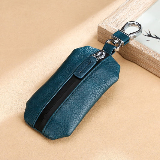 TP-9016 Litchi Texture Waterproof Zipper Car Key Bag (Green) by buy2fix