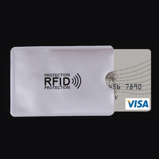 10 PCS Aluminum Foil RFID Blocking Credit Card ID Bank Card Case Card Holder Cover, Size: 9.1*6.3cm by buy2fix
