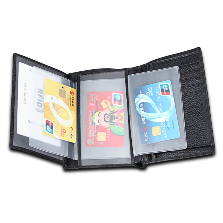 8219 Antimagnetic RFID Men Multi-functional Wallet Card Bag Passport Package by buy2fix