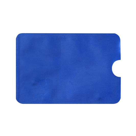100pcs Aluminum Foil RFID Blocking Credit Card ID Bank Card Case Card Holder Cover, Size: 9 x 6.3cm (Blue) by buy2fix