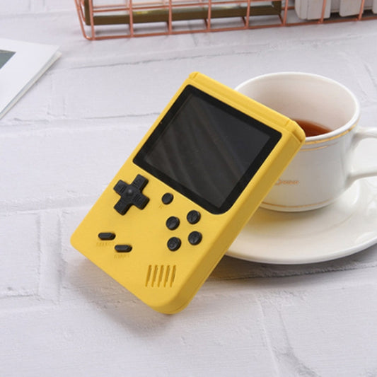 MK800 3.0 inch Macaron Mini Retro Classic Handheld Game Console for Kids Built-in 800 Games, Support AV Output (Yellow) by buy2fix