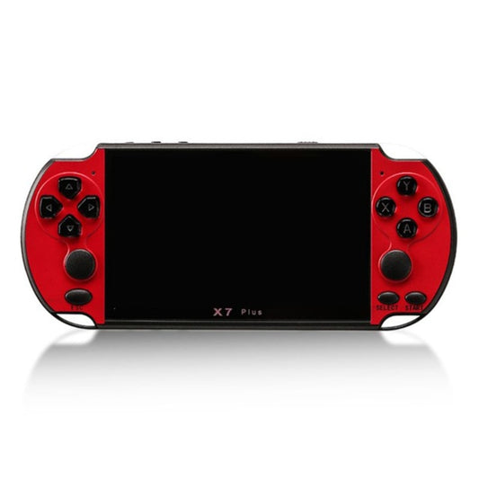 X7 Plus Retro Classic Games Handheld Game Console with 5.1 inch HD Screen & 8G Memory, Support MP4 / ebook(Red) by buy2fix