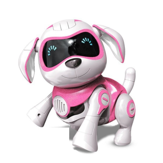 USB Charging Smart Touch Sensing Machine Dog Children Electric Toys, Supports Walking & Gnawing Bones & Lights & Music(Pink) by buy2fix