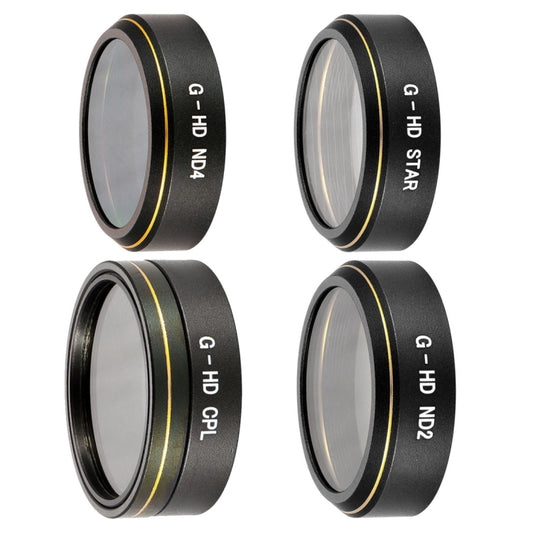 4 in 1 HD Drone Star Effect + ND2 + ND4 + CPL Lens Filter Kits for DJI Phantom 4 Pro by buy2fix